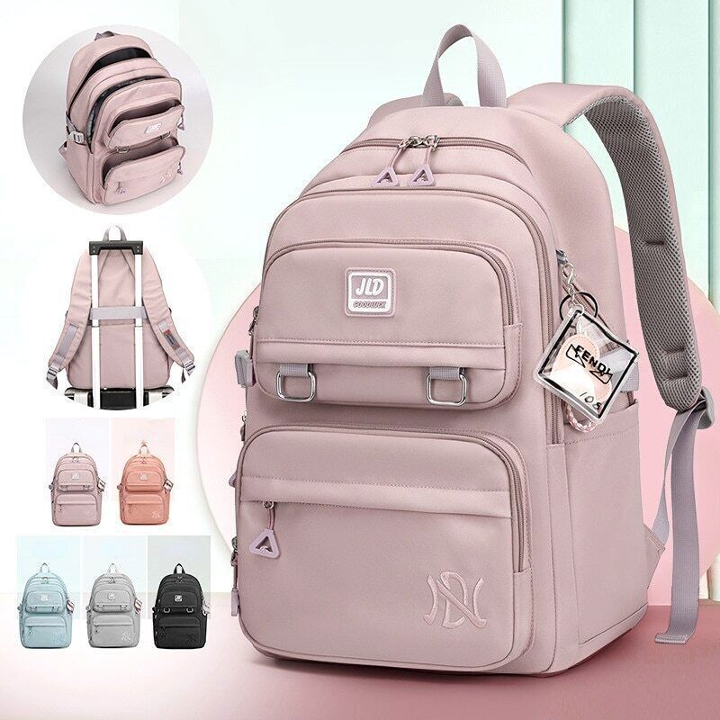 Girls School Bag Backpack Travel Pockets Daypack Schoolbag Women Student