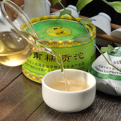 NanNuo Mountain Tribute Tuocha * 2011 Xiaguan Raw Puer Tea Pu'er Pu Erh 100g