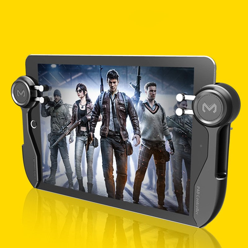 2Pcs Trigger Joystick Controller 6 Finger Operations Button For iPad PUBG Tablet