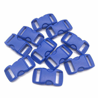 10Pcs Side Release Buckle Curved Paracord Dog Collar Strap Webbing Outdoor Camp