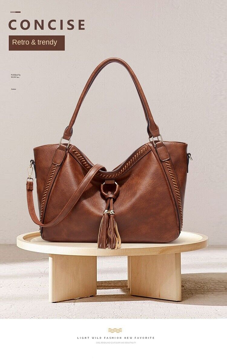 Fashion Bag Large Capacity Women Shoulder Tote Handbag Crossbody Underarm Bag