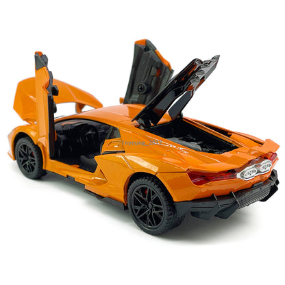 1/32 Lamborghini Revuelto Model Car Diecast Toy Vehicle Toys for Boys Kid Orange
