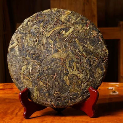 357g Authentic Yunnan Lincang Iceland 2021 Huangjinye Pu'er Tea Raw Tea Cake