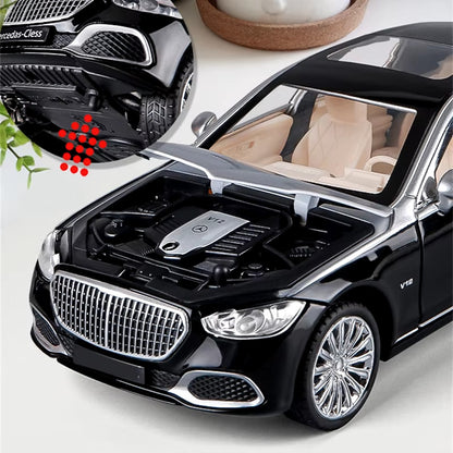 1:22 Benz Maybach S680 Alloy Metal Car Model Diecast Metal Toy Vehicles Car Mode