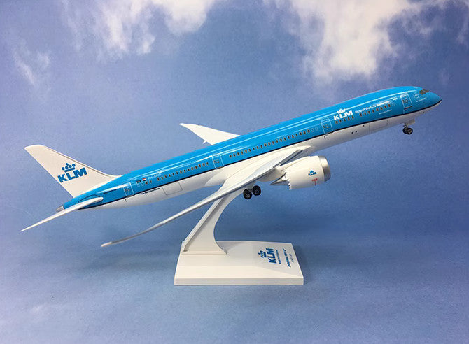 32CM 1:200 Risesoon KLM Boeing 787-9 Passenger Aircraft ABS Plastic Plane Model