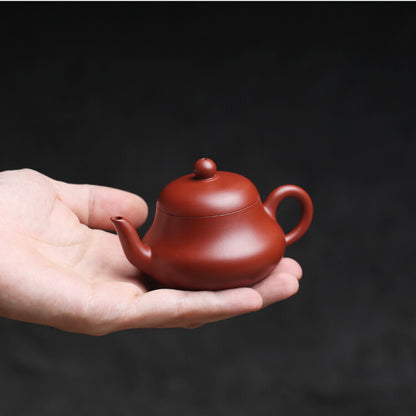 True Yixing Zisha Dahongpao Clay Marked Tea Pot Pear Shaped Pot Of Tea Small New