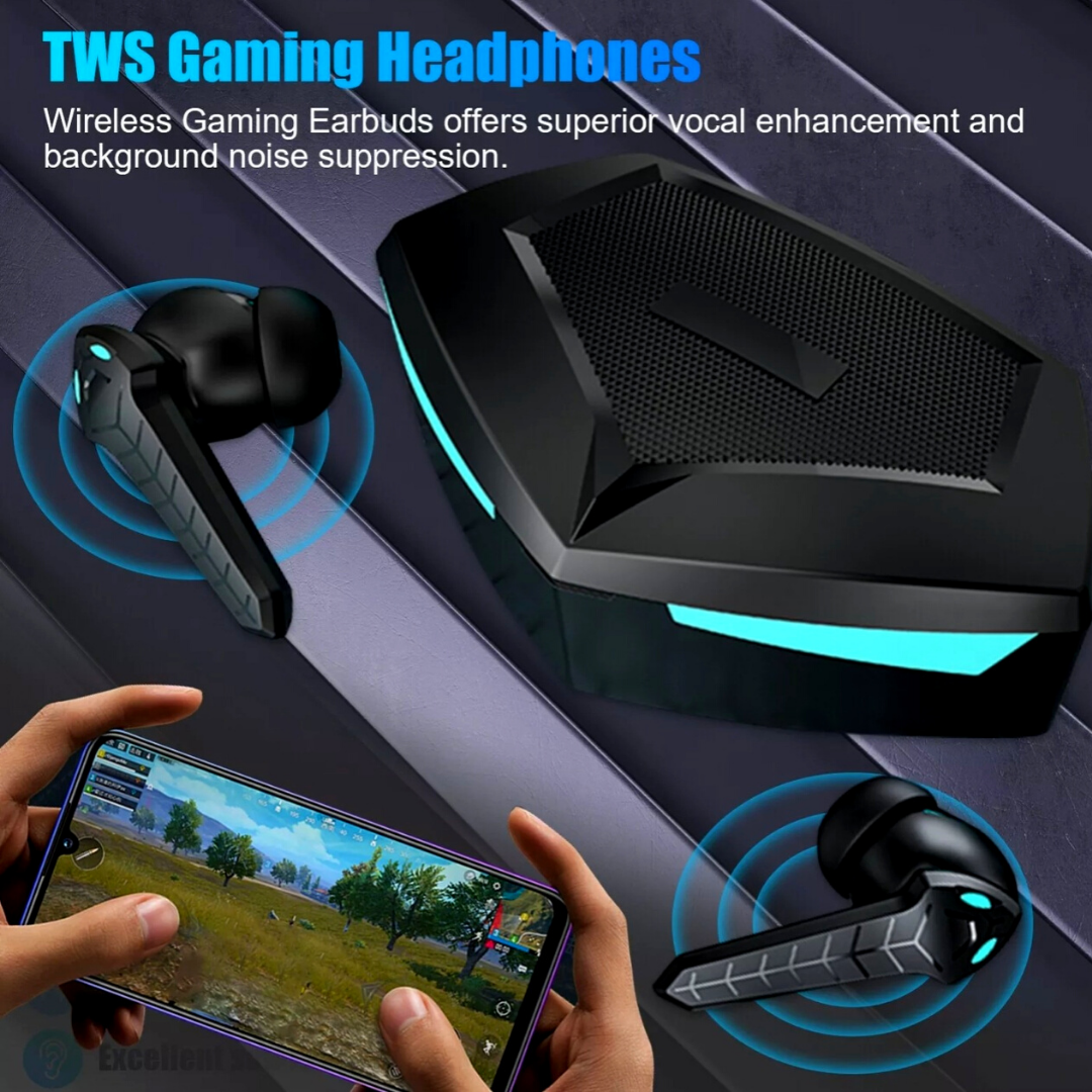 Audifonos Gamer inalambricos Bluetooth 5.2 Auriculares Para Juegos Dual Gaming