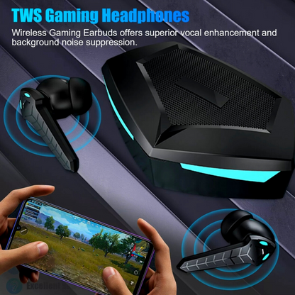 Audifonos Gamer inalambricos Bluetooth 5.2 Auriculares Para Juegos Dual Gaming