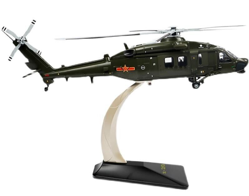 1:28 46CM CHINA ARMY AVIATION Z-20 Helicopter Airplane Diecast Aircraft Model