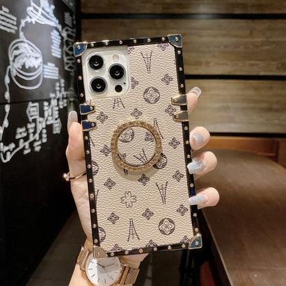 Stylish shockproof protective phone case with a stand for iPhone 17 ProMax/16/15