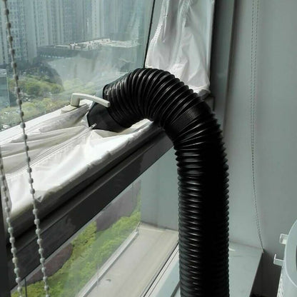 Window Seal 3/4m Airlock Sealing Portable Mobile Air Condition Soft Baffle Nylon