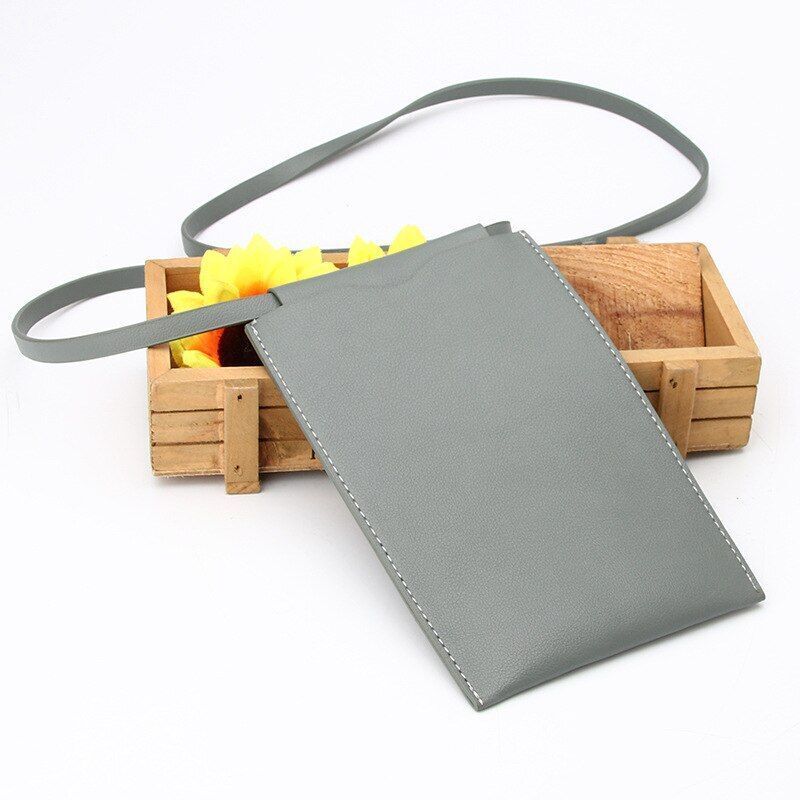 Synthetic Leather Messenger Bag Phone Purse Holder Tote Bag Pocket Handbag Purse