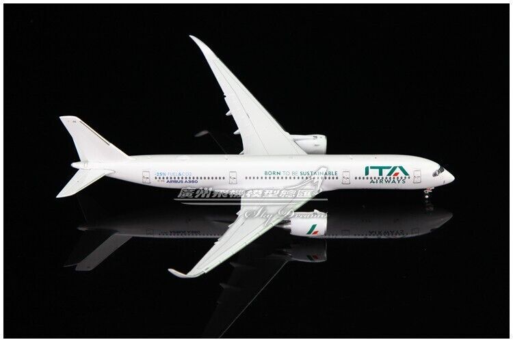 1:400 JC Wings ITA AIRWAYS AIRBUS A350-900 Airplane Flap Down Diecast Model