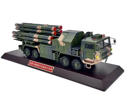 1:35 40CM HQ-9B Medium and Long Range Air Defense Missile Launcher Diecast Model