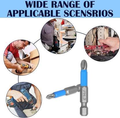 7/14X Magnetic screwdriver bit Bits set PH2 Anti-slip Hex Shank Screw Cross Head
