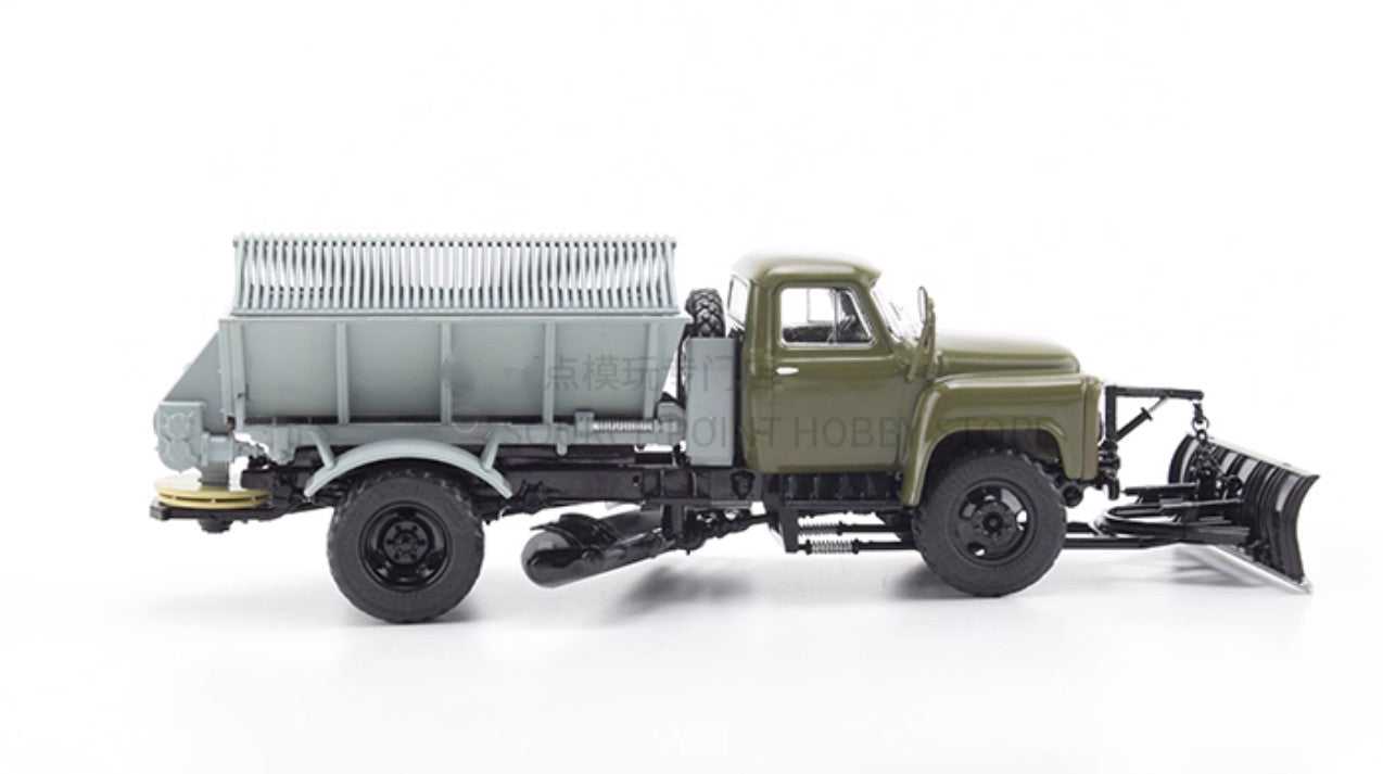 1:43 SSM PR-53(52) Sand Speader Snowplow Snow Removal Vehicle Diecast Model