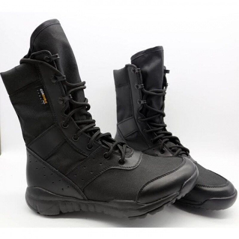 Men's Work Shoes Light Men Military Army Boots Lace Up Tactical Boot Mesh Boots