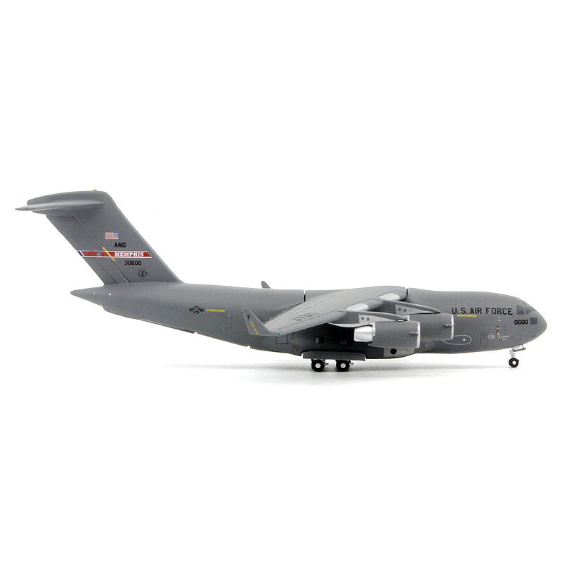 GeminiJets US for boeing C-17A FOR GLOBEMASTER III 93-0600 MEMPHIS 1:400 model