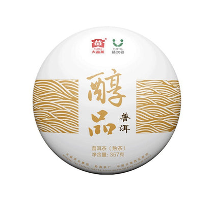 CHUN PIN * 2018 Mellow Taste Menghai Dayi Yunnan Pu-erh Tea Cake 357g Ripe Puer