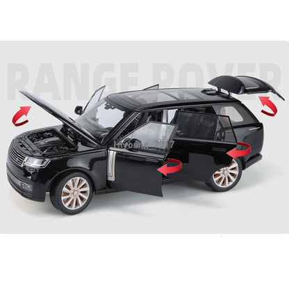 1:18 Land Rover Range Rover SV Model Toy Car Diecast Toy Vehicle Doors Open