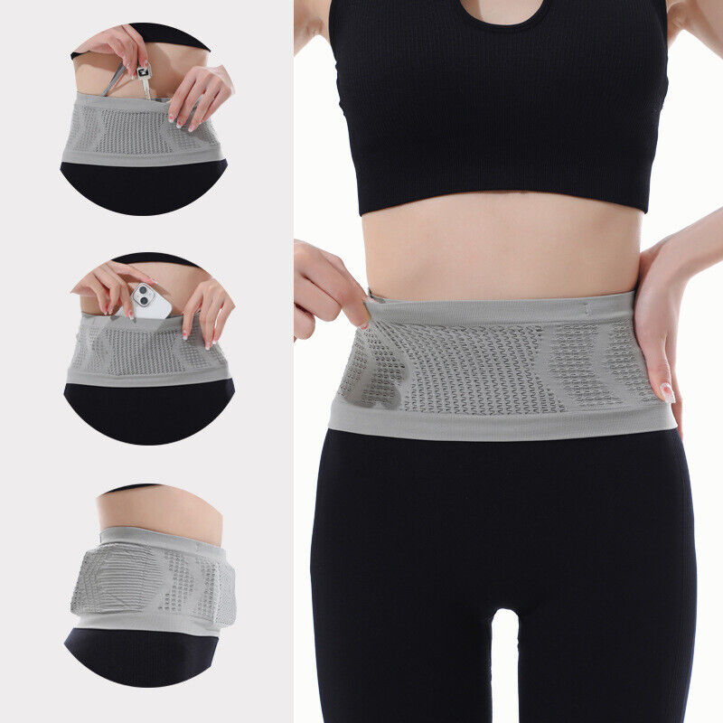 Unisex Sports Fanny Pack Waist Money Belt Pack Running Waist Bag Breathable