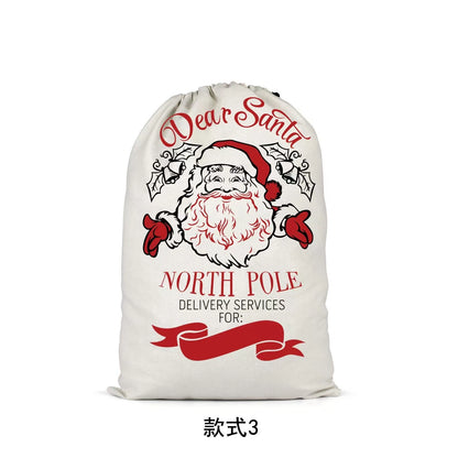 Christmas Santa Claus Bag Gift Gift Bag 19.5inx27.5in Large Scall Christmas Bag