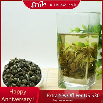 Natural Fresh Green Tea Jasmine Dragon Beads Jasmine Beads Box 250g-