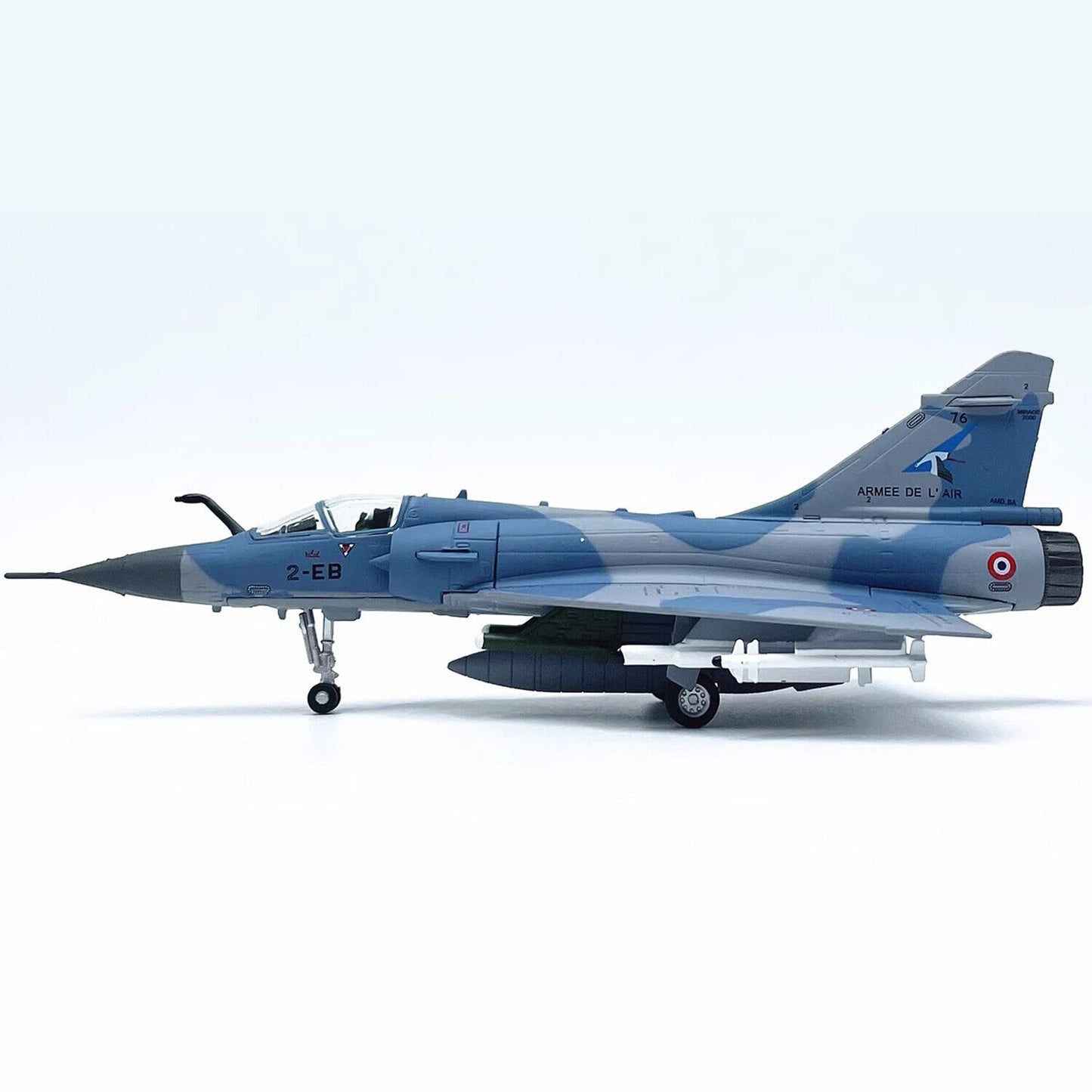 1:100 French Air Force Mirage 2000 Fighter Alloy Aircraft Model Decoration