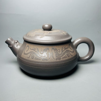 Vintage Chinese Yixing Purple Clay Teapot Zisha Ceremony Fashion Nice Teaware