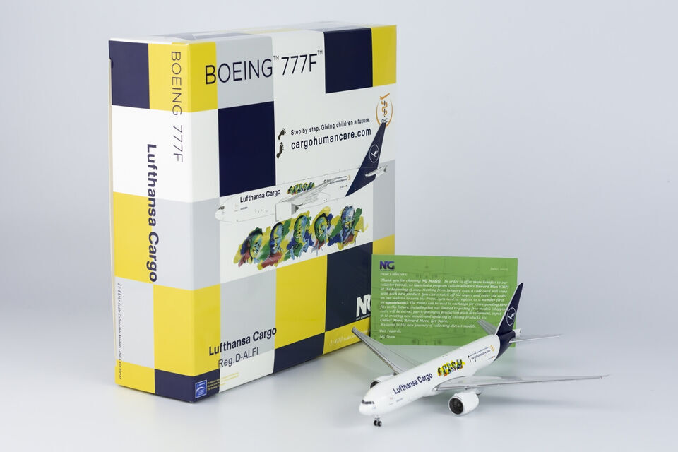 1:400 NG Model Lufthansa Cargo BOEING 777F Airplane Plane Diecast Aircraft Model