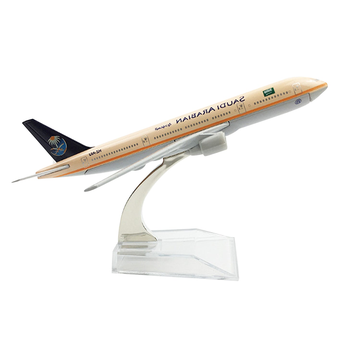 1:400 16cm B747 Saudi Arabian Airlines Metal Airplane Model Diecast Ornaments