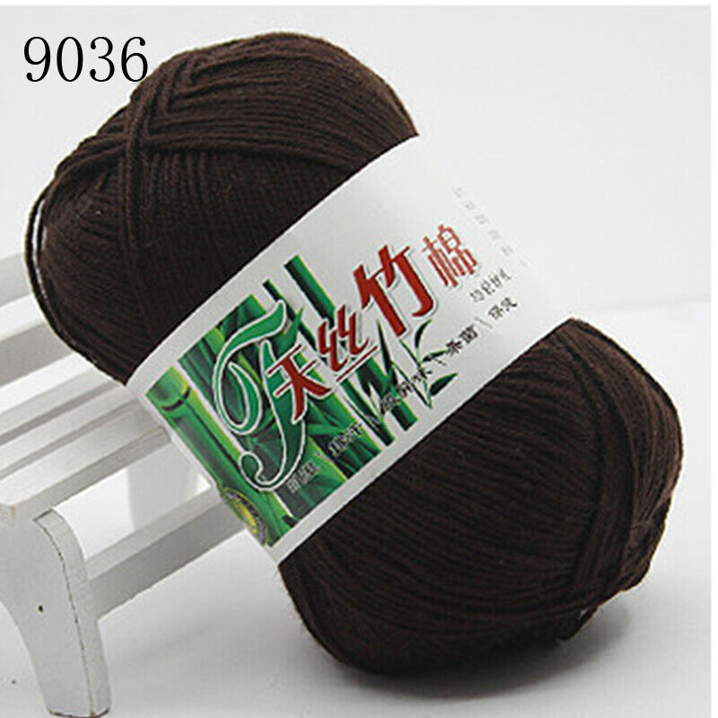 Hot Sale 50g Soft Bamboo Crochet Cotton Yarn Knitting Baby Knit Wool Yarn