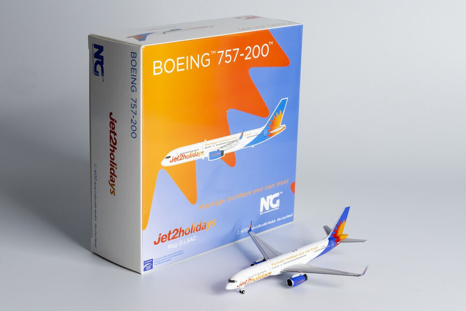 1:400 NG Model Jet2 BOEING 757-200 Passenger Airplane Diecast Aircraft Model