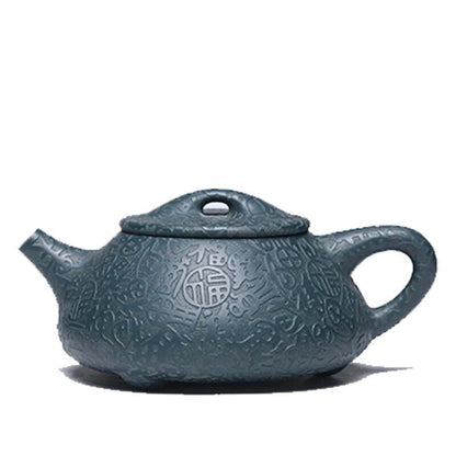 Original Ore Real Yixing Zisha Tea Pot Republic Green Clay Master Pot Handmade