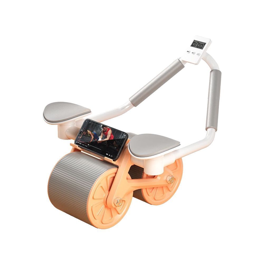 Abdomen Roller With Timer Abdominal Muscles Fitness Wheel Training Bodybuilding