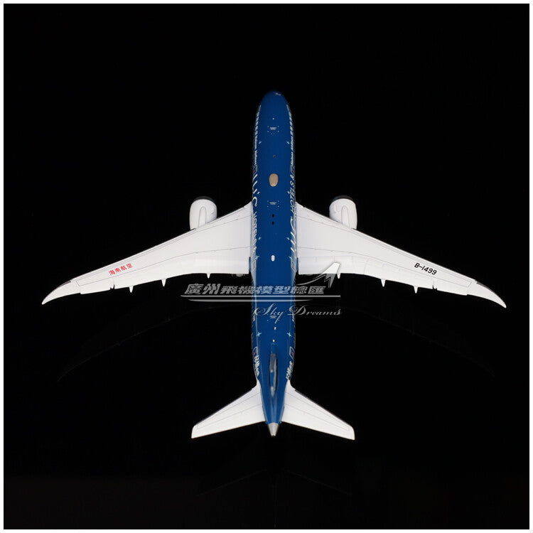 1:400 JC Wings Hainan Airlines BOEING 787-9 Airplane Flap Down Diecast Model