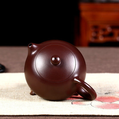 Handmade Tea Pot Marked Zi Zhu Clay Pot 400ml Master Pot Of Tea Real Yixing Clay