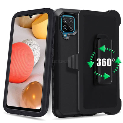 Case Clip Holster Cover,Tempered Glass Protector For Samsung Galaxy A42 5G