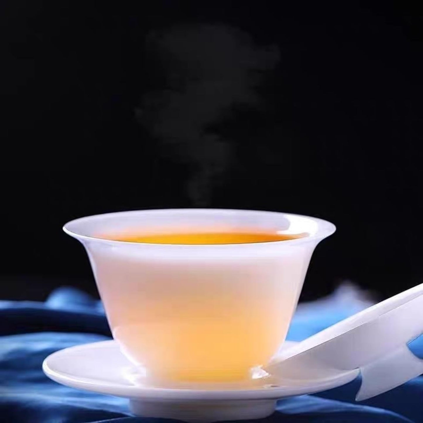 Gaiwan Teacups Jade Ice-type Ceramic Tea Cup 200ml 6.8oz Large Gongfu Tea Set