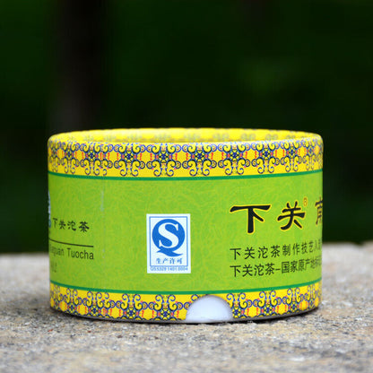 Yunnan Pu'er Tea 2011 Xiaguan Nannuo Gong Tuo Tea Tuocha Puer Raw Tea 100g Box