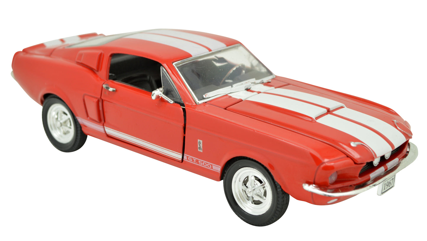 Arko 1:32 Ford Shelby GT500 1967 Red Metal Car Model DieCast Model Toy