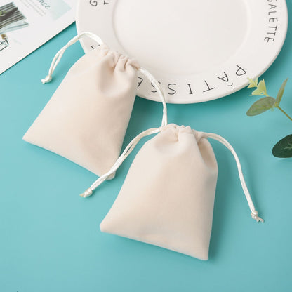 Jewelry Pouches 5Pcs Velvet Gift Packing Drawstring For Wedding Party Candy Bags