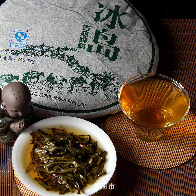 Premium cha Puer Tea Cake Sheng Pu-erh Tea Bingdao Old Tree Green Puerh Tea 357g