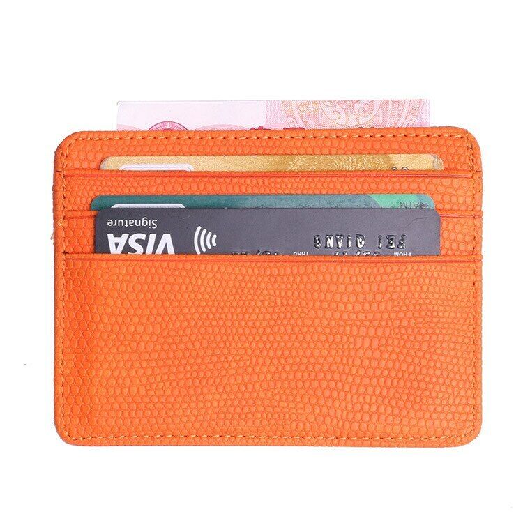 Bank Card Package Passport Cover Bag Coin Case Leather Card Women Men Cardholder