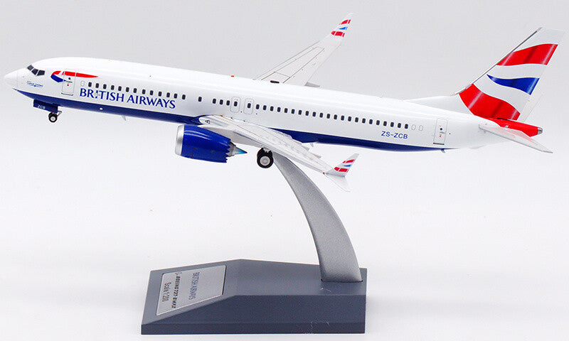 ARD British Airways For Boeing B737-8 MAX ZS-ZCB 1/200 DIECAST Aircraft Model