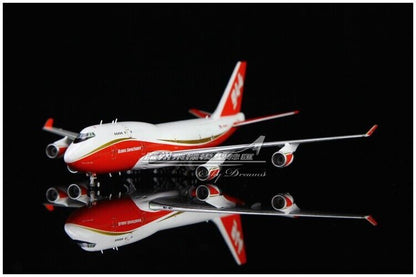 1:400 JC Wings Global Super Tank BOEING 747-400 Airplane Diecast Aircraft Model