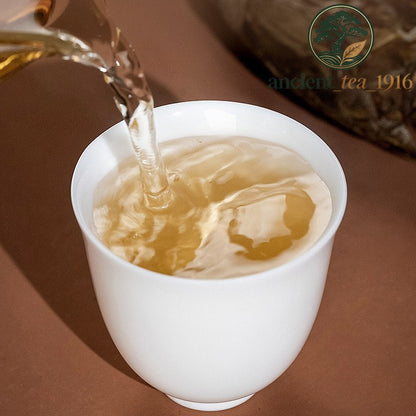 300g 2019 Fuding White Peony Tea Cake Ming Qian High Mountain White Tea