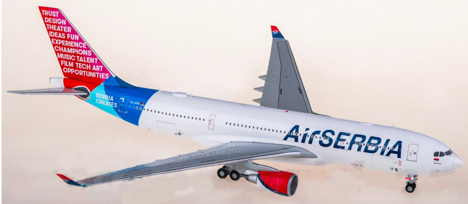 1:200 JC Wings Air Serbia Airbus A330-200 Passenger Plane Diecast Aircraft Model