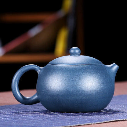Wintersweet Carved Xishi Pot Real Yixing Zisha Republic Green Clay Tea Pot China
