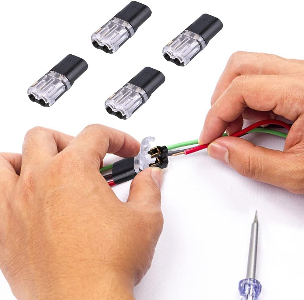 2 Pin Waterproof Electrical Connector Car Automotive Wire Plug Terminal LOT